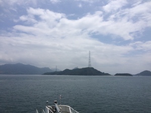 Aboard the ferry to Okunoshima